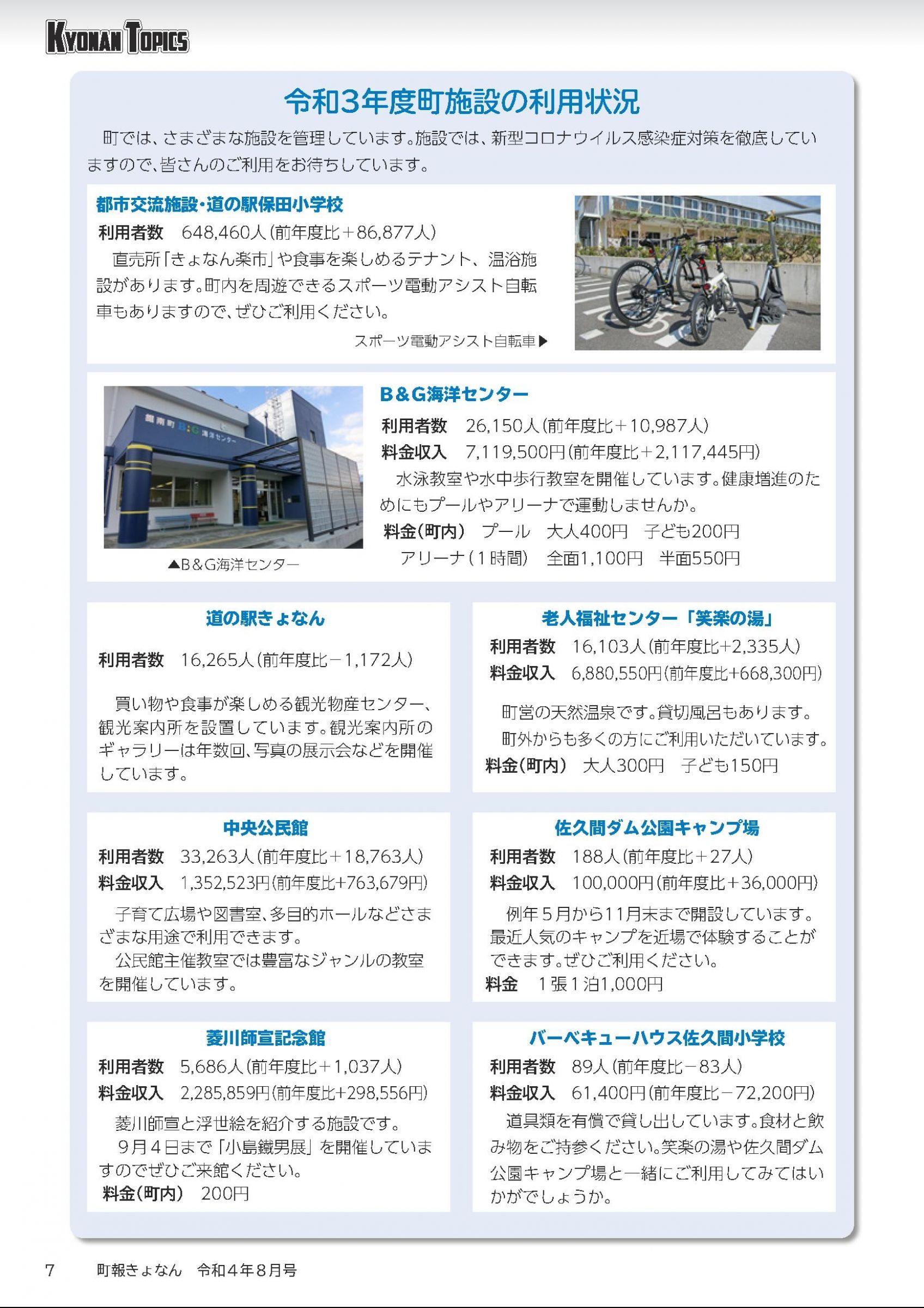 ウェブブック - 町報きょなん　2022年8月号 7ページ目