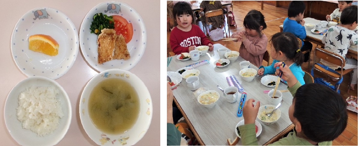 給食の様子