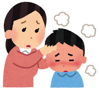 子どもの病気イメージイラスト