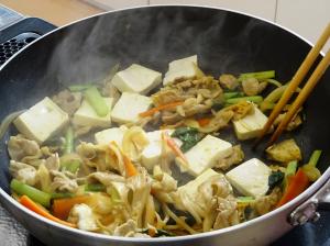 豆腐のカレー煮